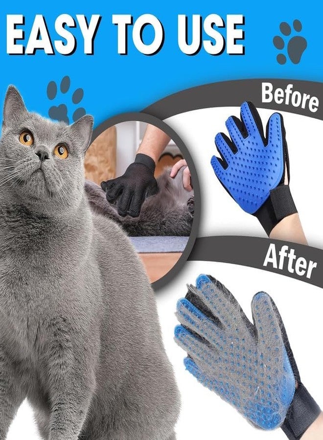 Perfect Pricee Pet Grooming Gloves for Dogs & Cats, Deshedding Gloves for Long/Short/Curly Fur, Pet Gloves for Dog Grooming, Breathable Gloves - Hair Removal, Massage, Bath, Single Hand Glove - Image 4